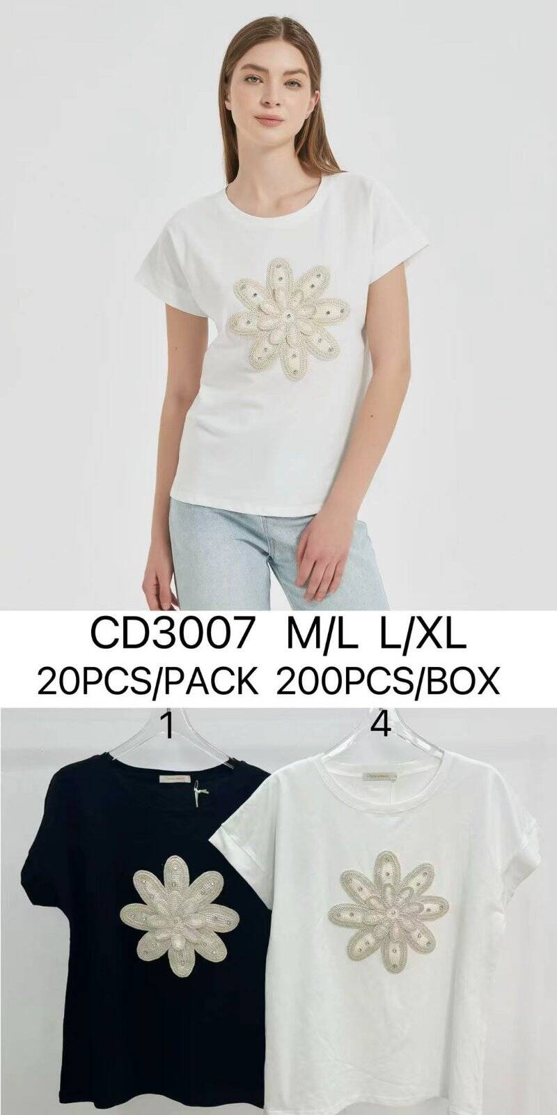 Bluzki damskie  Roz M/L-L/XL, Mix Kolor Paczka 10 szt